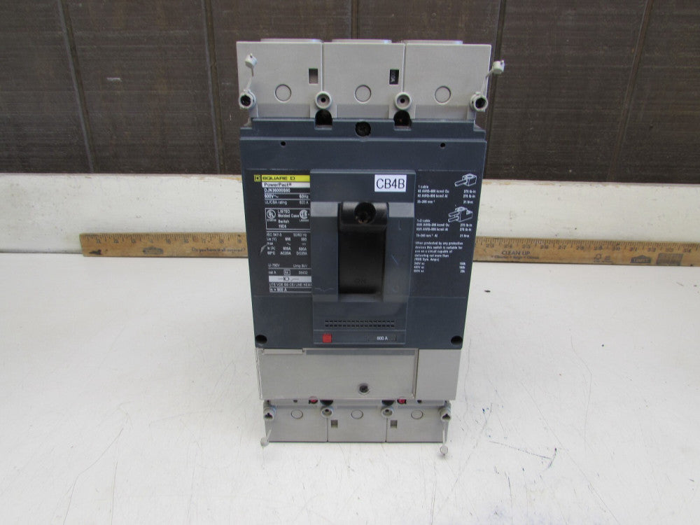 SQUARE D DJN36000S60AB , PowerPact MOLDED CASE SWITCH , 3P/600A/600V MAKE OFFER 