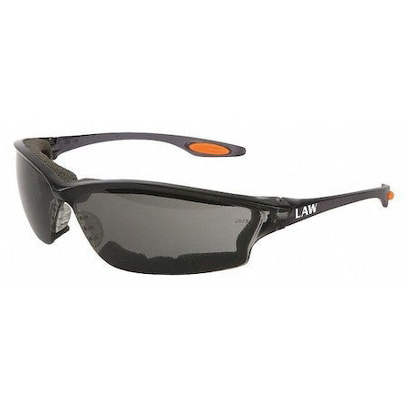 Mcr Safety Lw312af Law 3, Safety Glasses Anti-Fog &  Anti-Scratch, Gray Lens,