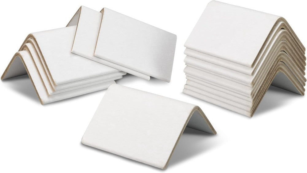 IDL Packaging Cardboard Edge Protectors 2" x 2x2x3 Standard Duty-0.120, White 