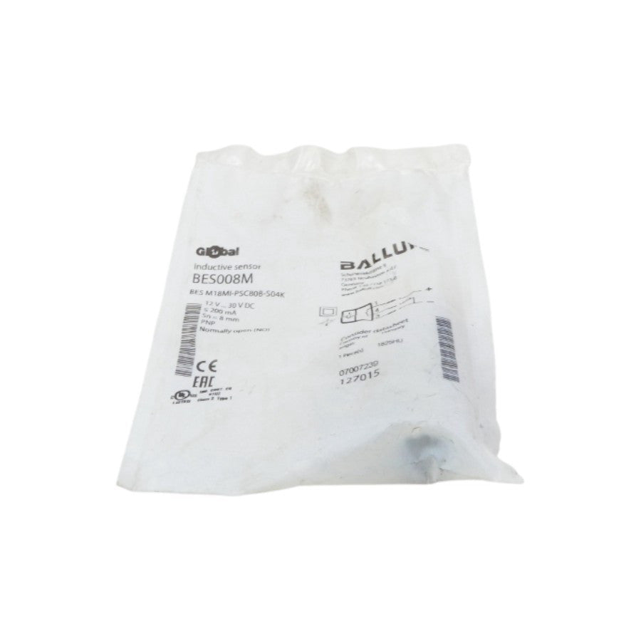 BALLUFF BESM18MI-PSC80B-S04K BES008M 12-30VDC NSMP