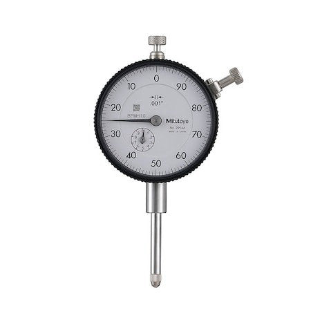 Mitutoyo 2904A Dial Indicator,Jeweled,Stem 0.375" Dia
