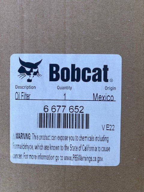 Genuine Bobcat Hydraulic Oil Filter, 6677652 – SPMX SOLUCIONES INDUSTRIALES