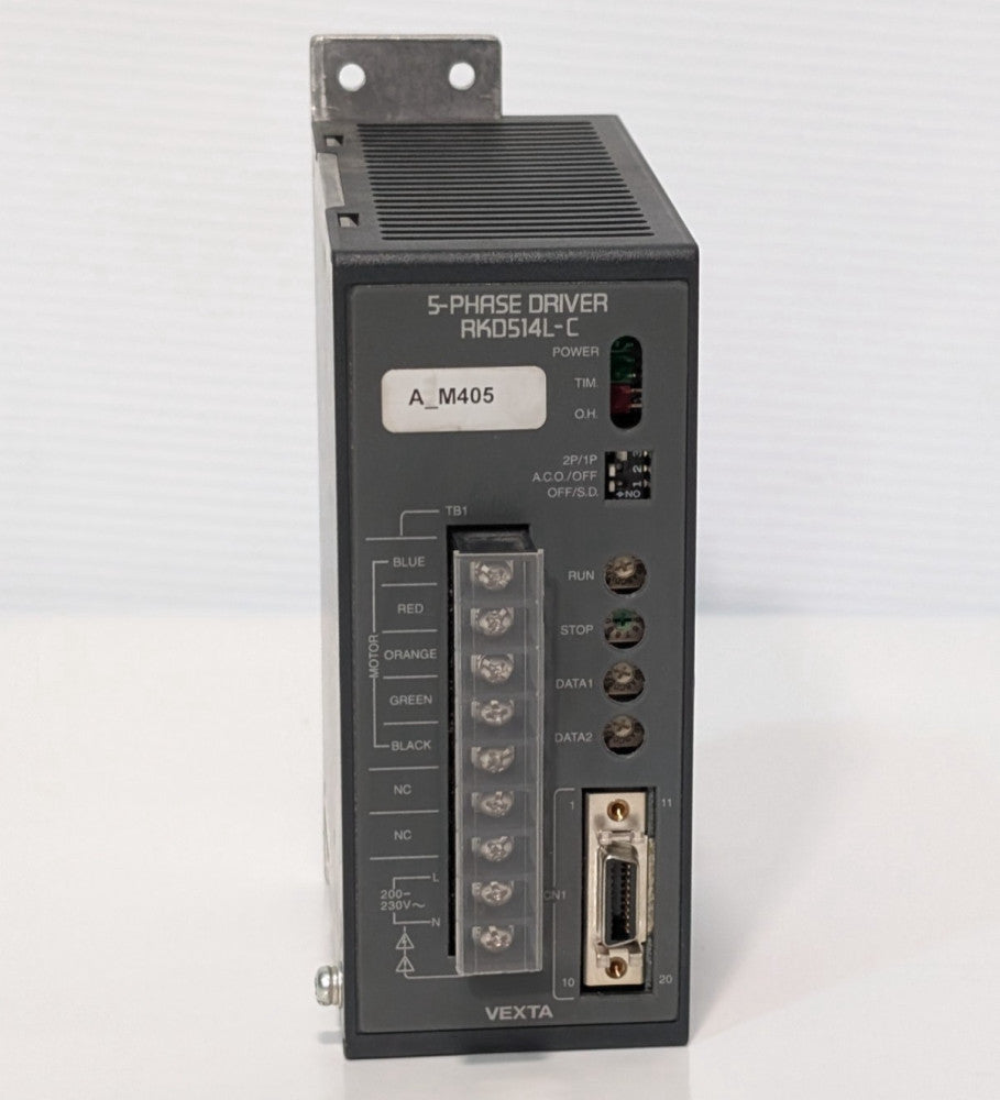 Oriental Motor Co. RKD514L-C Vexta 5-Phase Driver 200-230VAC, 50/60Hz
