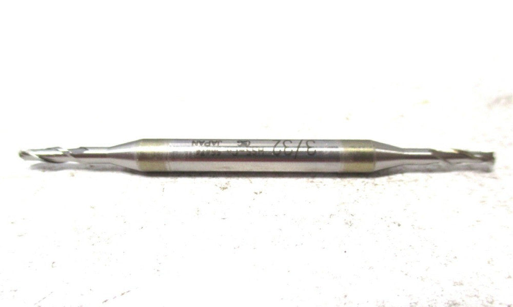 OSG (56474) 3/32 x 3/16 x 3/8 x 2-5/8 2-Flute Double End HSSCo End Mill