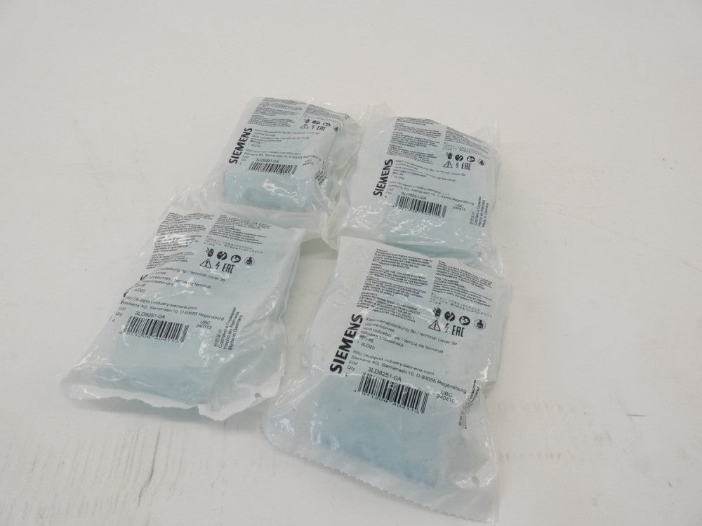 *Lot of 4* Siemens 3LD9251-0A Terminal Cover 3-Pole 3P - NEW Surplus!