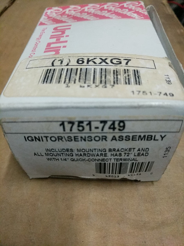 Robertshaw 1751-749 Pilot Assembly Lp/Ng 24 V 2 1/4 In 24" Lead