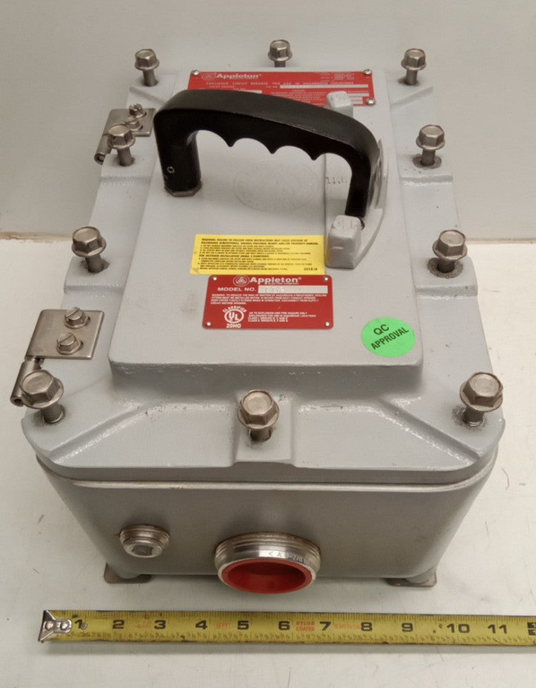 Appleton EB2FB3W100 Explosion Proof  Switch 600 volt 3PH, 100  AMP Breaker