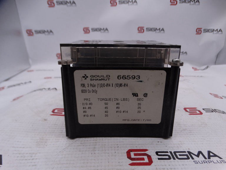 MERSEN 66593 POWER DISTRIBUTION BLOCK