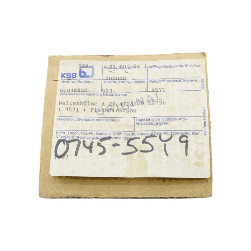 KSB 01038920 NSMP
