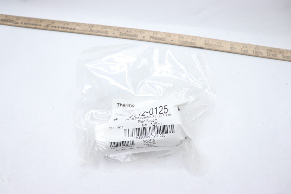 Thermo Scientific Nalgene Disposable Plain Culture Flask PETG 125mL 4112-0125