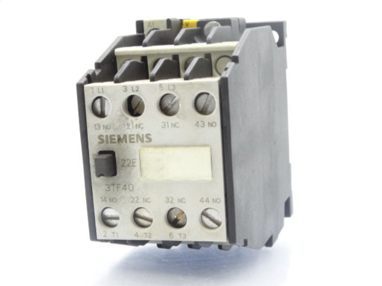 SIEMENS 3TF4022-0AF0 Contactor - Used