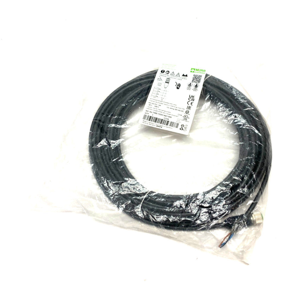 Murrelektronik 7000-13201-6411500 Single Ended M12 Female 0° A-cod. Cordset