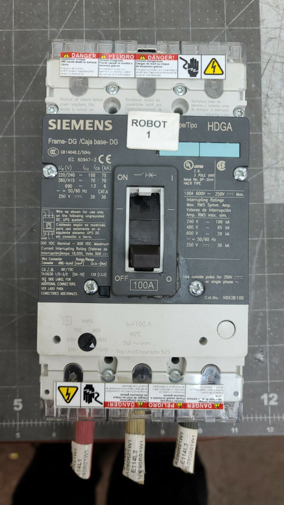 Siemens VL2110-2KN30-0AA0 HDX3B100 100 Amp Molded Case Circuit Breaker [D3S4]