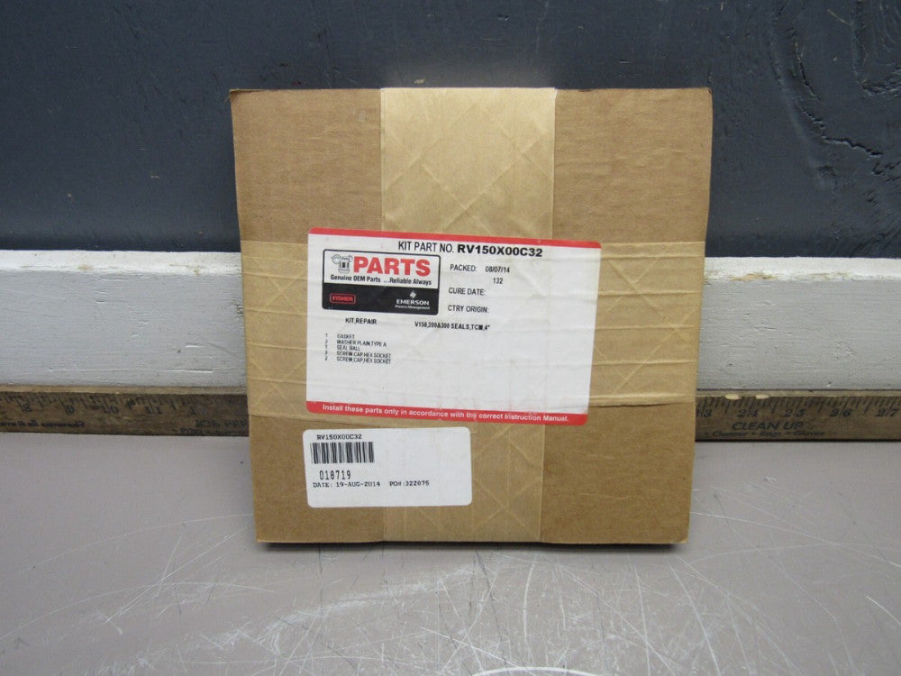 FISHER 4" BALL VALVE SEAL KIT RV150X00C32 V150/V200/V300 TCM NEW FACTORY SEALED