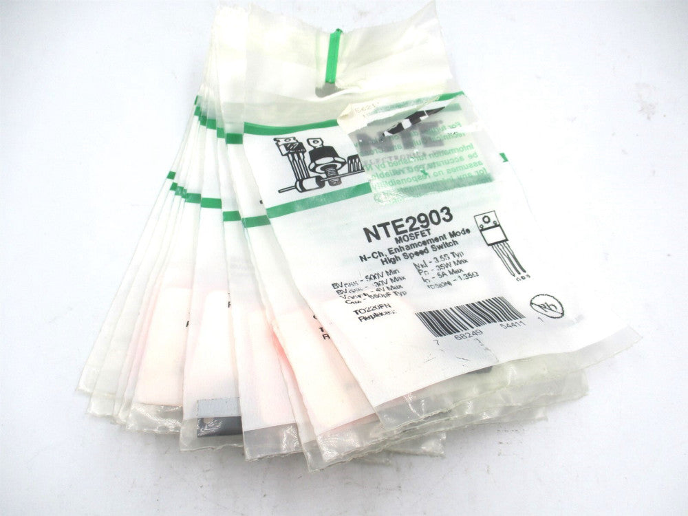 NTE Electronics (NTE2903) N-Channel Power MOSFET Transistor - Lot of 10