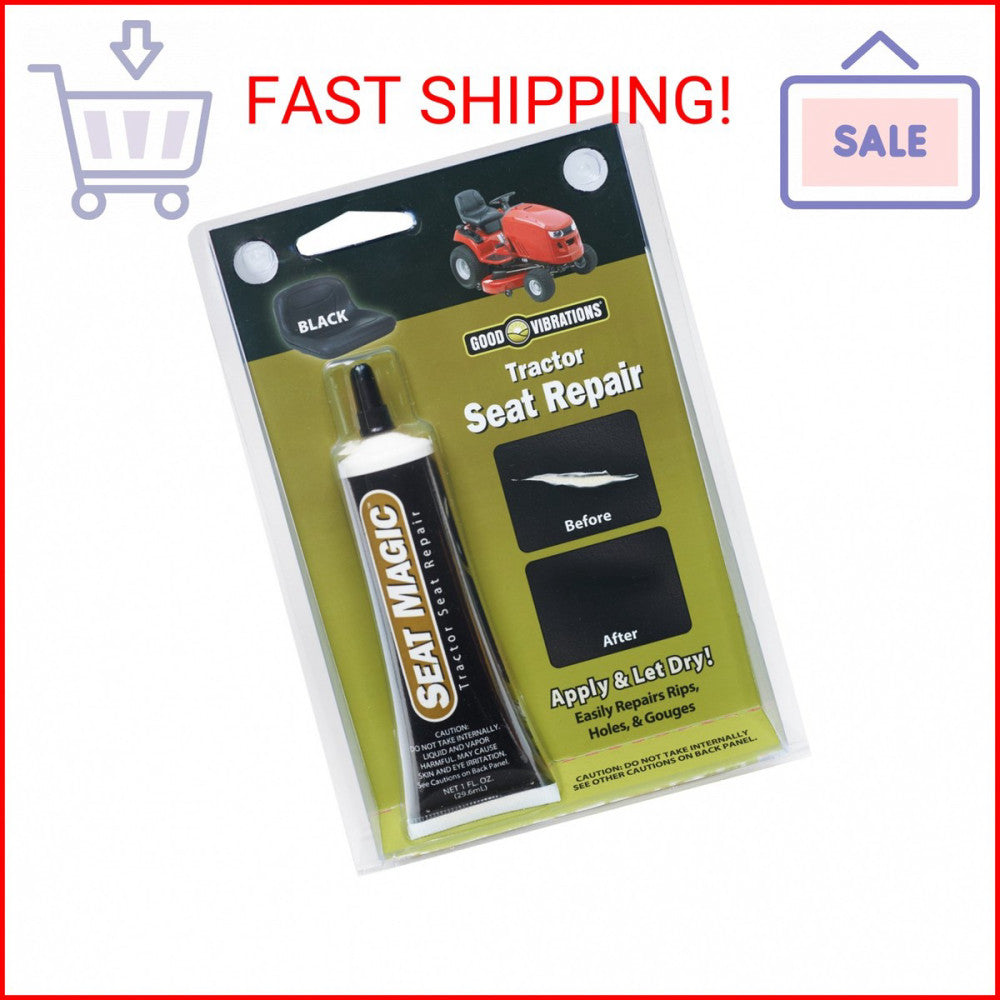 Good Vibrations Tractor Seat Repair Kit-Black