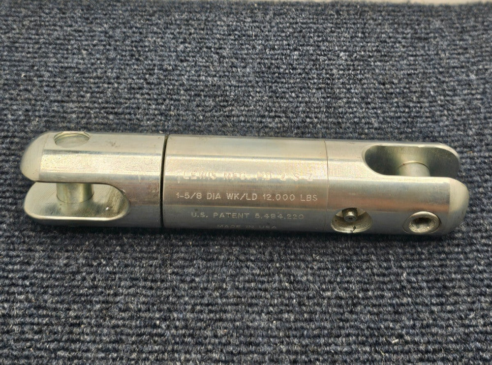 Lewis HD-2-S-Z Sealed Ball Bearing Swivel Grease Zerk 1-5/8" Diameter 12,000 lbs