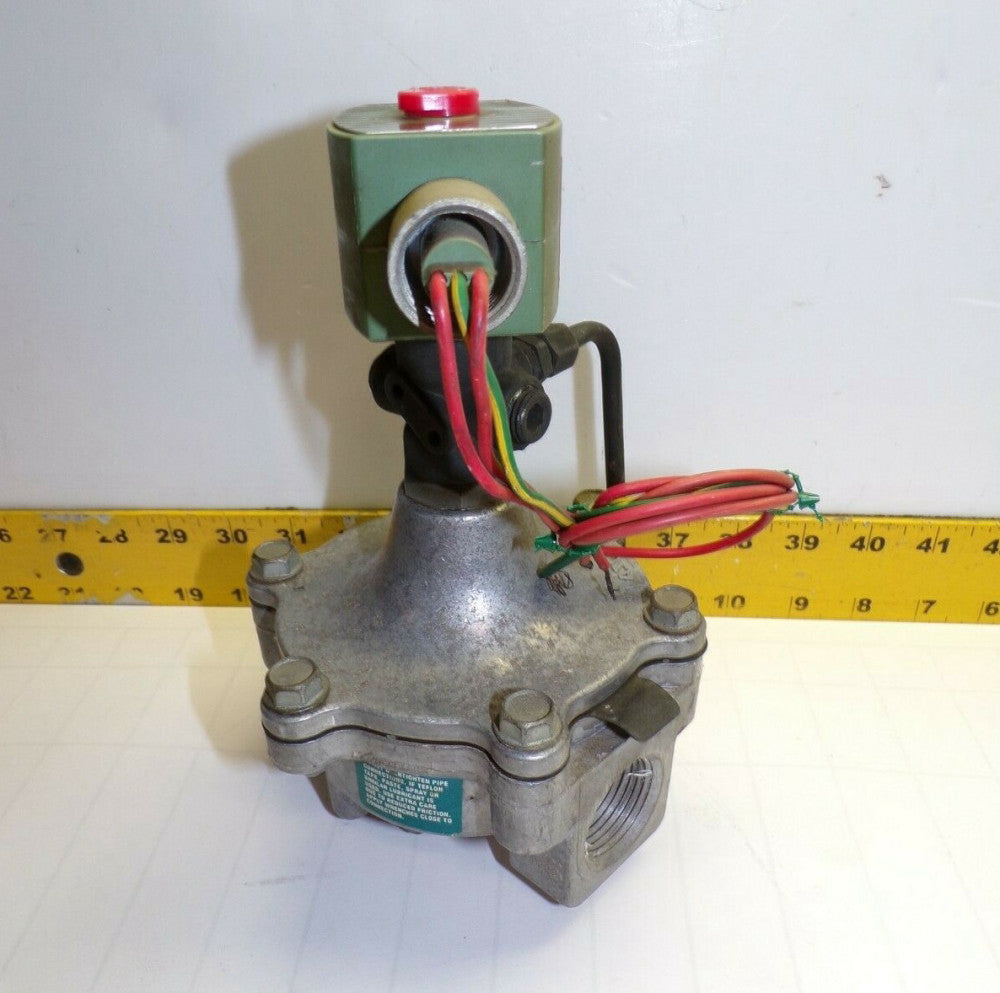 ASCO 1" PNEUMATIC SOLENOID VALVE 120 VAC COIL 15.1 WATT  8215G99Q