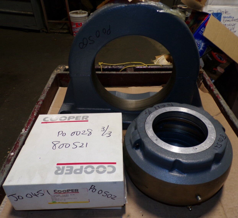 NEW COOPER BEARING SET HOUSING CARTRIDGE AND ROLLER BEARING 01C8EX 01B500EX 