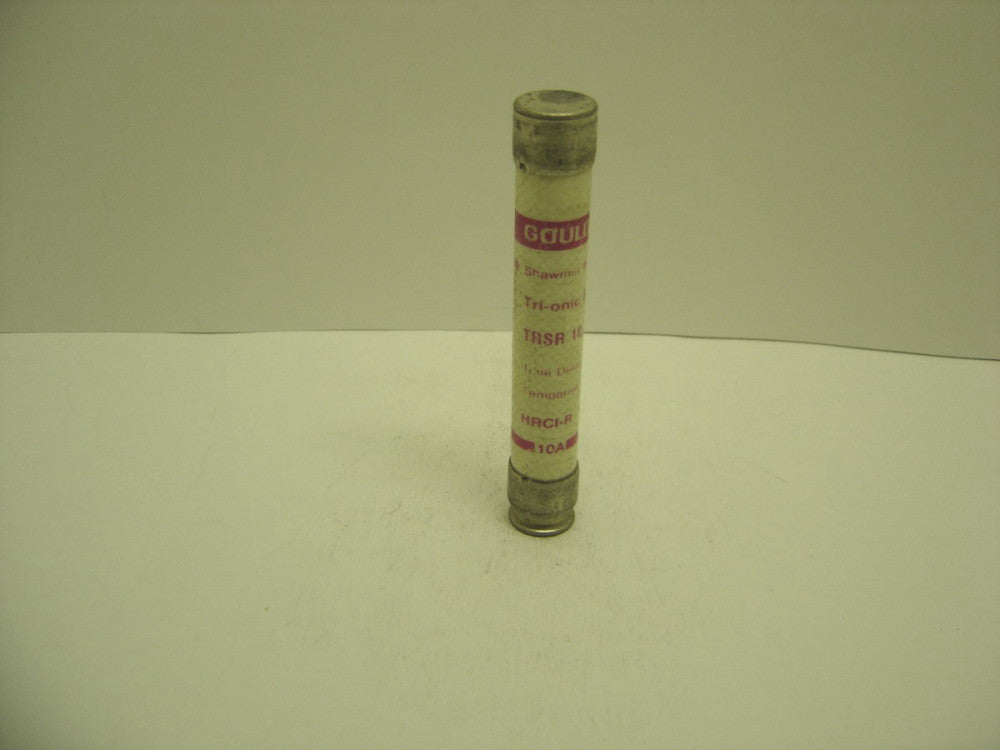GOULD / SHAWMUT TRSR 10 TIME DELAY FUSE 10 AMP TRI-ONIC 600V ~ TYPE D HRCI-R