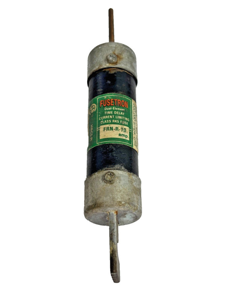 BUSSMANN FUSETRON FRN-R-70 GENERAL PURPOSE TIME DELAY FUSE 250 VAC, 70 AMP