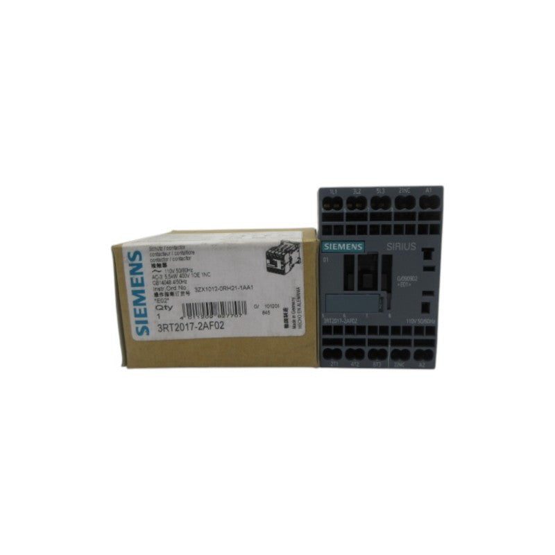 SIEMENS 3RT2017-2AF02 110V NSMP