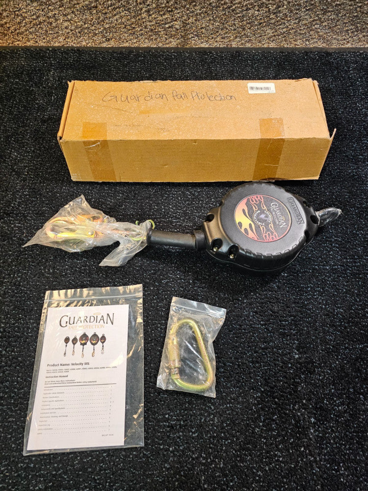 Guardian Fall Protection 42002 Velocity Cable SRL 30 ft Self Retracting Lifeline