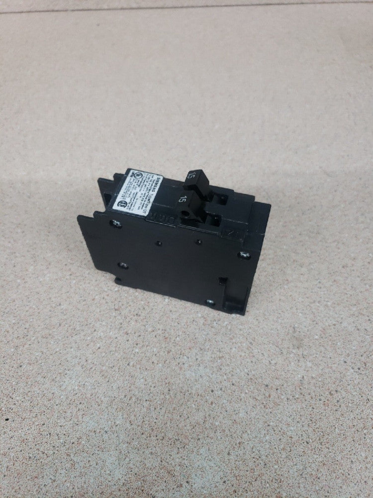 Siemens Type Q1515NC Twin Tandem Circuit Breaker 15-15A Amp 120/240V  1-1 Pole