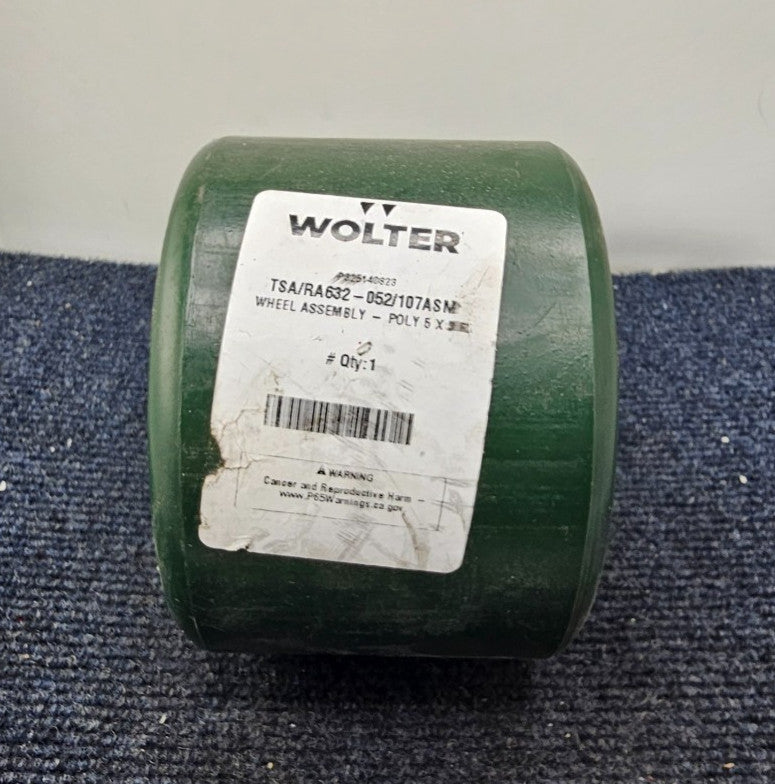 Wolter RA632-052/107 Load Wheel Assembly - Poly 5 x 3.6 TSA/RA632-052/107ASM