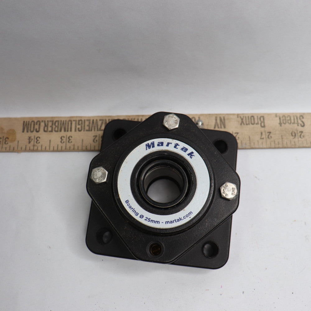 Martak Flange Bearing Waterproof 4-Bolt 25mm Bore 