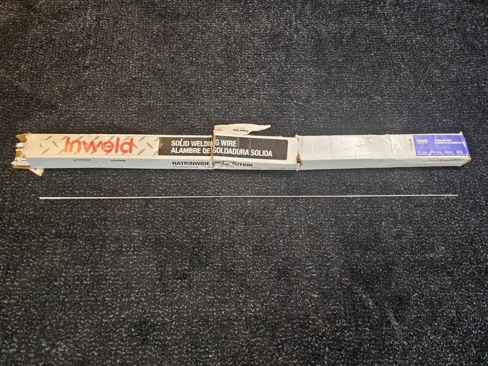 INWELD 36309L125 1/8" x 36" Tig Welding Wire 309L Stainless Steel Wire Rod 10LB