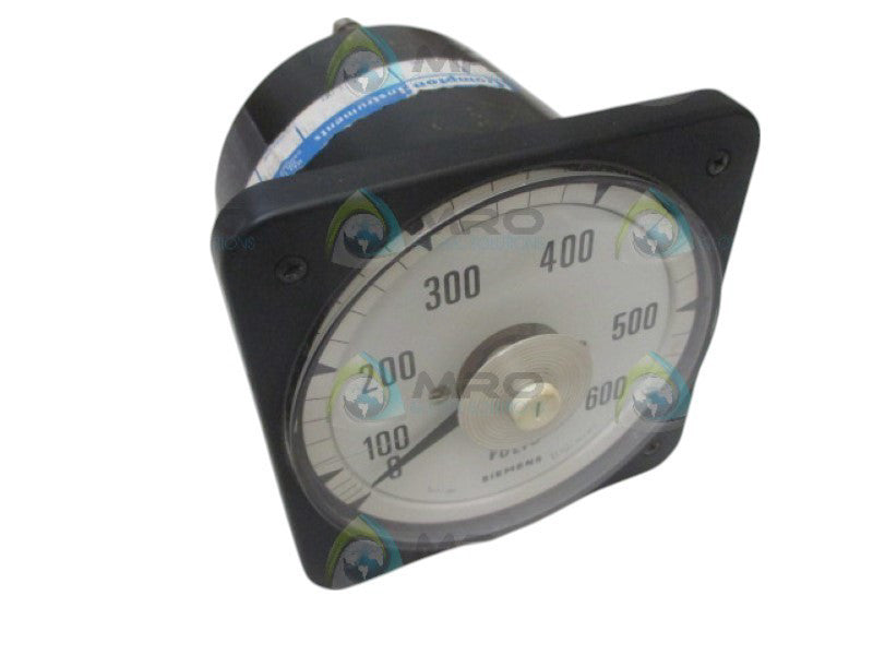 SIEMENS 077-08VA-PZSJ-CLS PANEL METER 0-600VAC (AS PICTURED) NSNP