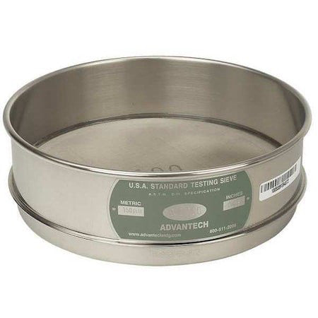 Advantech Manufacturing 635Ss8f Sieve, No 635, S/S, 8 In, Full Ht