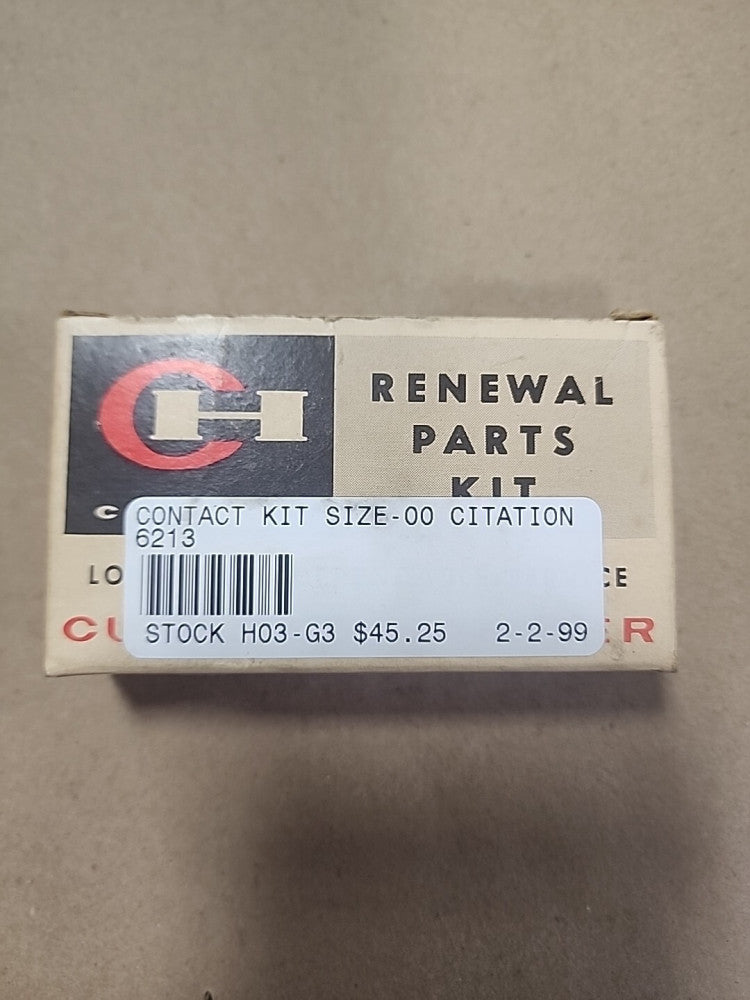 NEW CUTLER-HAMMER 6-21-3 CONTACT KIT SIZE 00