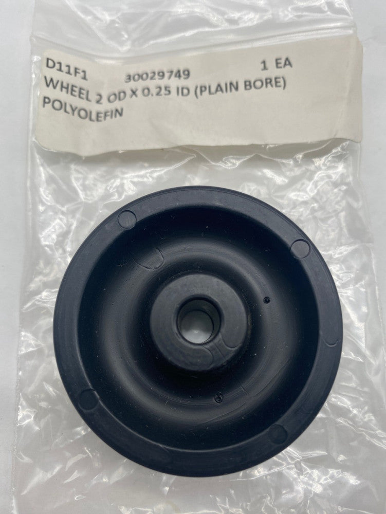 Lantech 30029749 Wheel 2" OD X 0.25" ID Plain Bore Polyolefin 