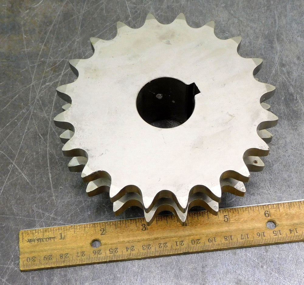 Martin D60B20H Double Roller Chain Sprocket #60 20 Teeth 1-3/8" Bore