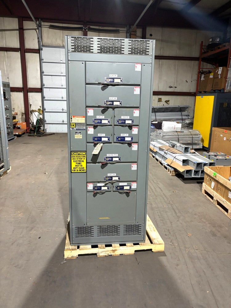 Square D QED 2 Power Style Switchboard 3000A, (3) QMB364W (4) QMB363TW, QMB361TW