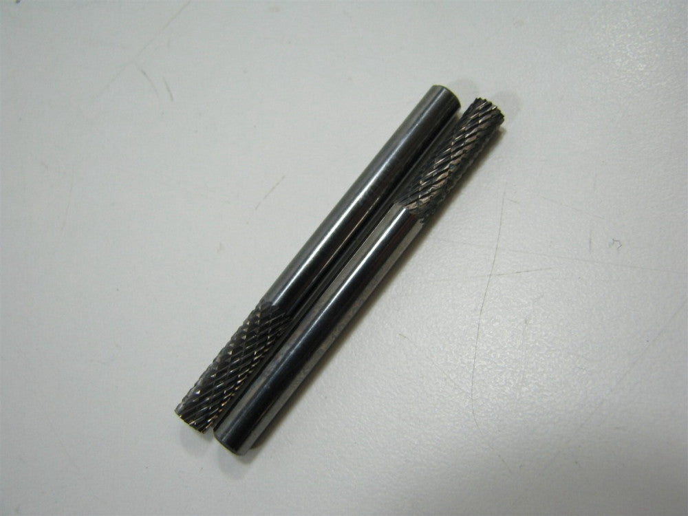 SGS (10803) SA-81 Double Cut 0.187" Dia. x 3/16" Carbide Burs NEW - Lot of 2 