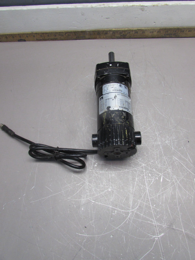 ROACH 011-100-1013 , 1/14hp DC MOTOR , 130VDC/.60A/183 rpm , 12.9:1, MAKE OFFER!