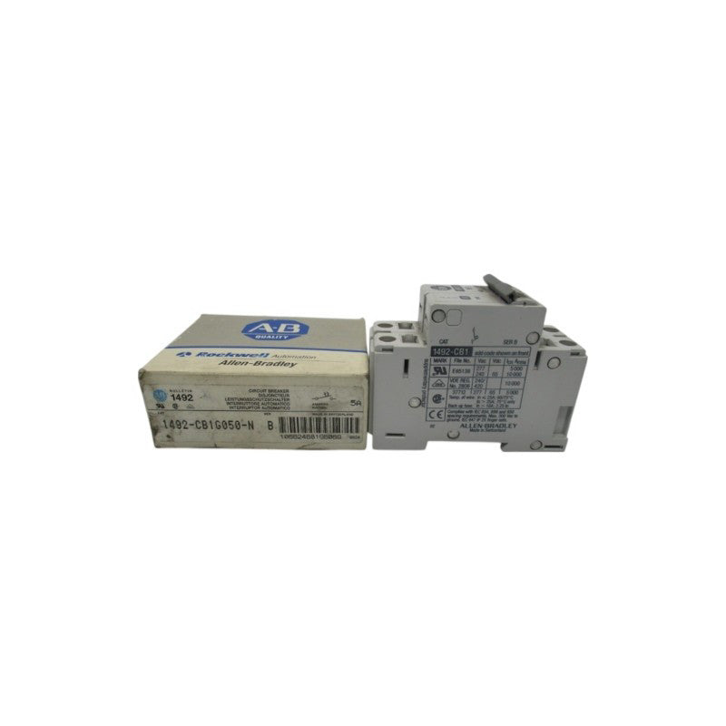 ALLEN BRADLEY 1492-CB1G050-N SER. B 277VAC 5A (GY/BL) NSMP
