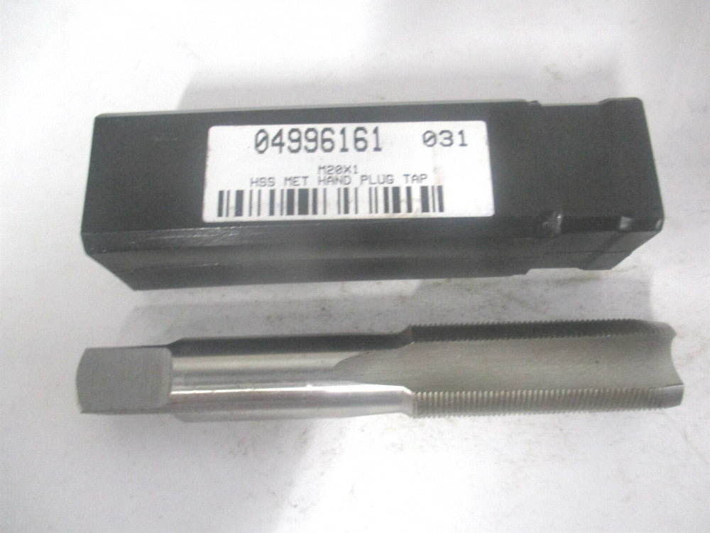 (JY4996161) M20x1.00 RH D7 Bright HSS 4-Flute Straight Flute Plug Hand Tap