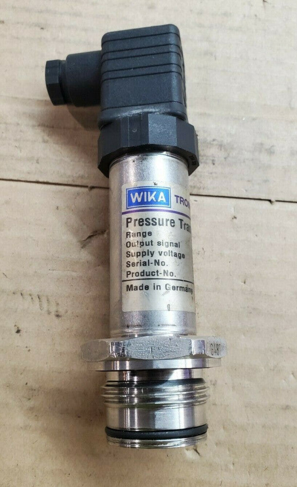 WIKA TRONIC-LINE PRESSURE TRANSMITTER RANGE 0-30 PSI 10-30 VDC  8395746