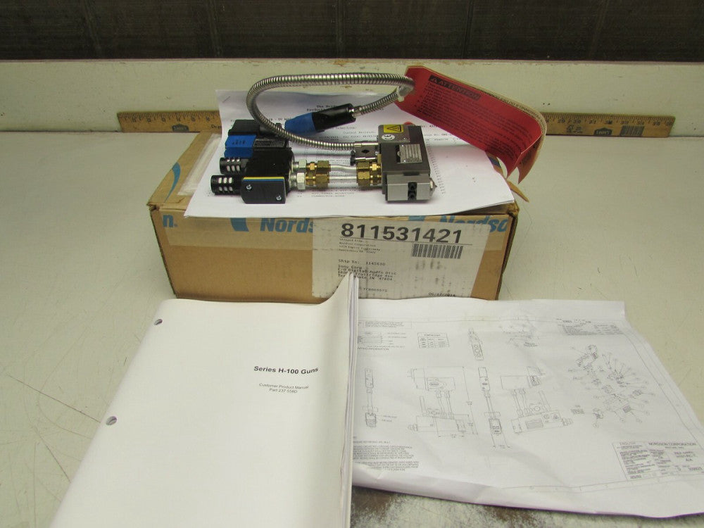 NORDSON H101-RC12-T , GLUE APPLICATOR, PT#-309886C, NEW IN BOX! MAKE OFFER!