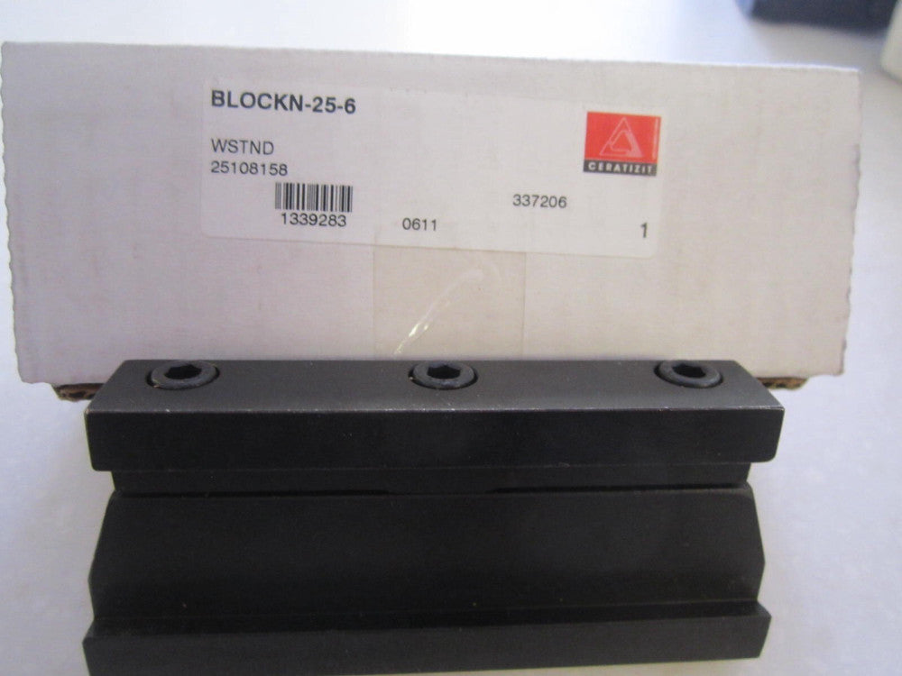 CERATIZIT (MGTBN25-6) 1-1/8 x 1-7/8" x 4" OAL Indexable Cut-Off Blade Tool Block