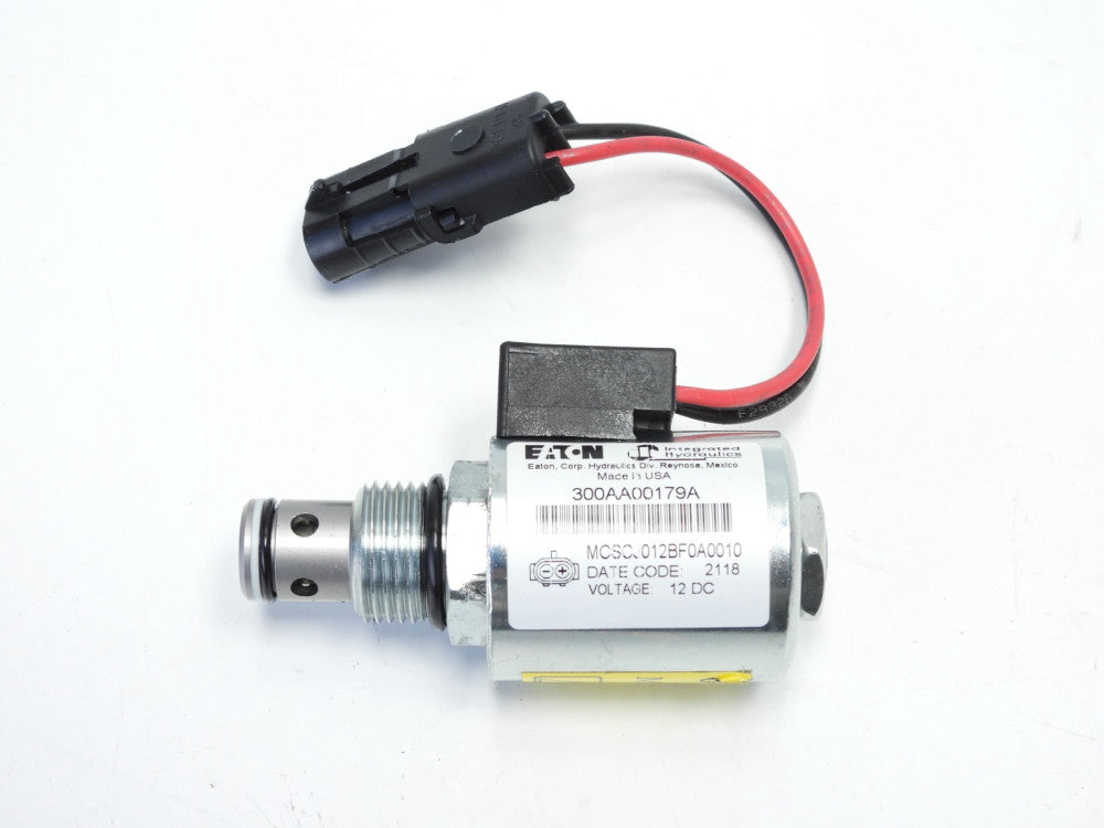 Eaton Vickers 300AA00179A & SV3-2580-0 Solenoid Valve Coil & Cartridge Valve