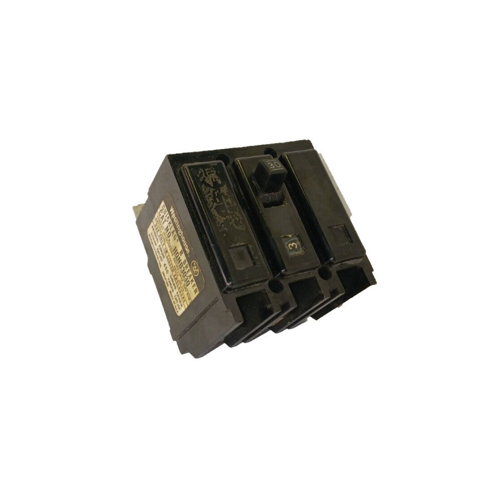 WESTINGHOUSE 30 AMP BOLT ON CIRCUIT BREAKER 3 POLE 240 VAC  HQNB3030