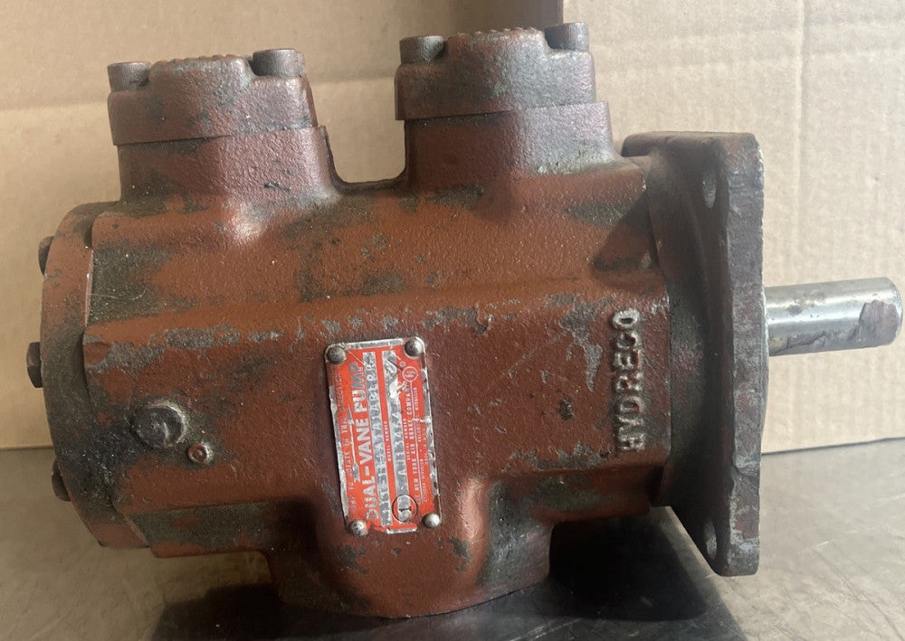 Hydreco Dual-Vane Pump Hydraulic Pump Nos Surplus No Original Box