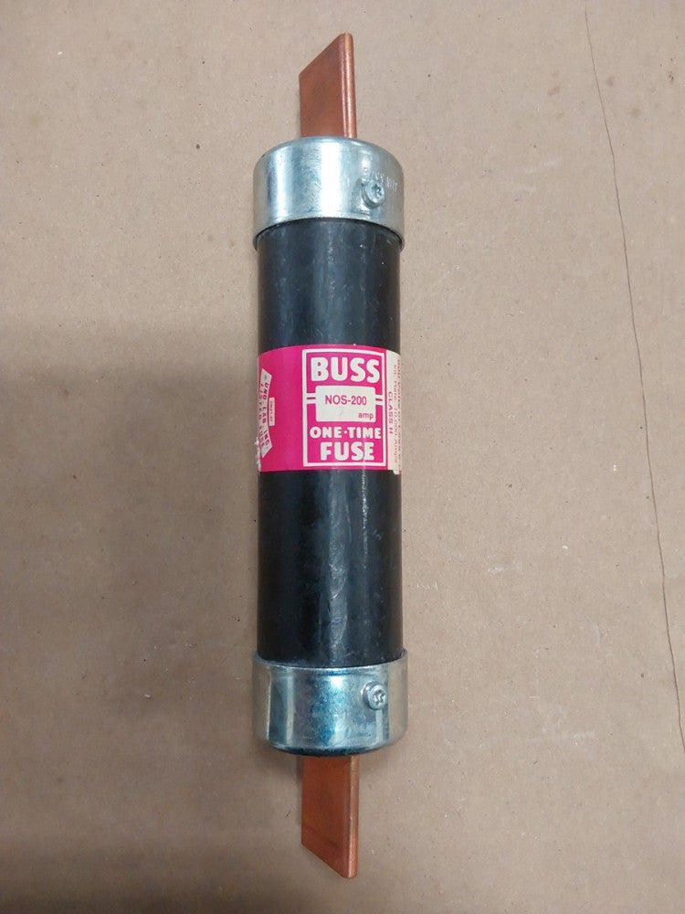 Bussmann NOS-200 Amp One Time Fuse Class H 