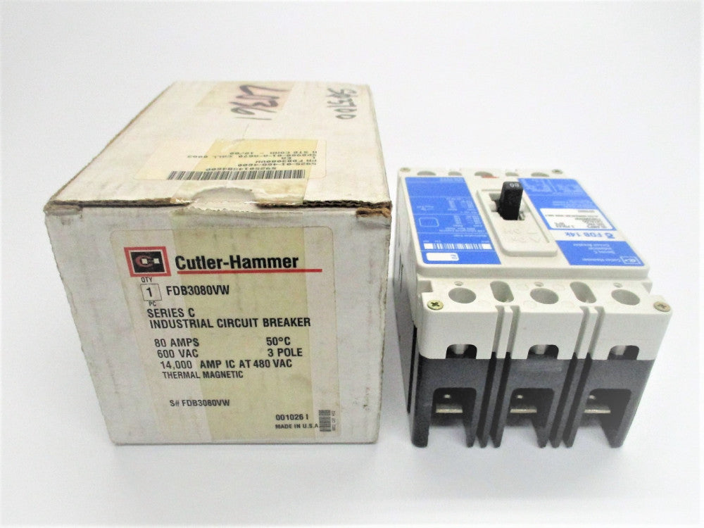 CUTLER HAMMER FDB3080VW SER. C 80A 600V (BLUE) NSMP