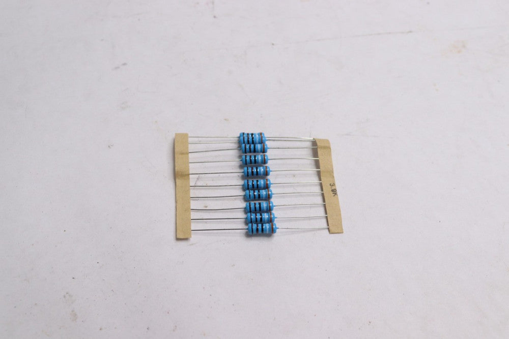 (10-Pk) Metal Film Resistor 3.9K Ohm 1/4 W 1%